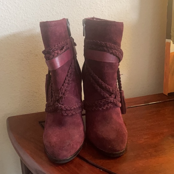 Vince Camuto Suede Boots Sz 5.5M - Picture 3 of 7